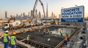 Concrete Foundation Work in Dubai